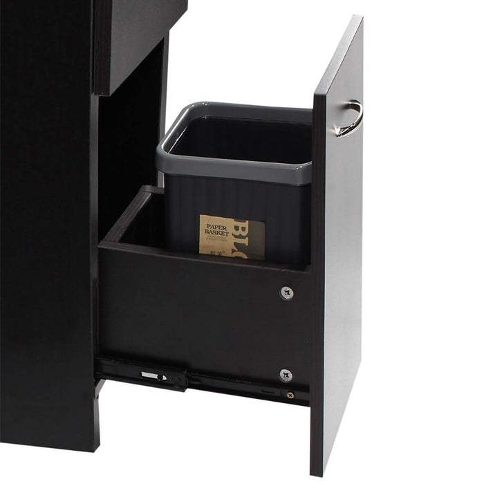 J&A KM Manicure Nail Table - Double White Granite Top