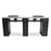 J&A KM Manicure Nail Table - Double White Granite Top