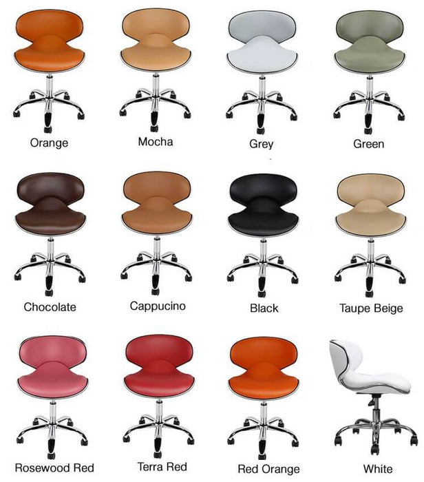 J&A Euro Salon Technician Stool - Manicure or Pedicure