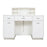 LUX V550 Reception Front Desk Marble Design With Led