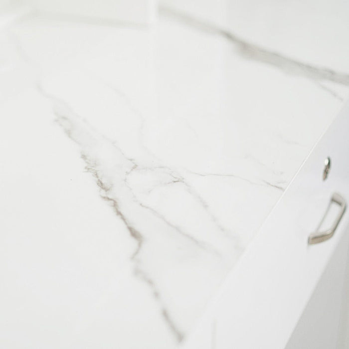 LUX V550 Reception Front Desk Marble Design With Led