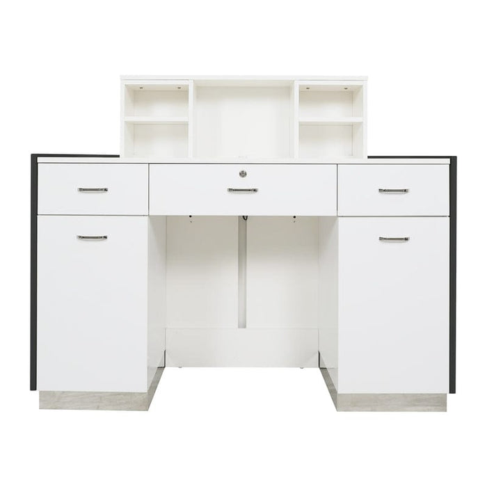 LUX V550 Reception Front Desk Marble Design With Led